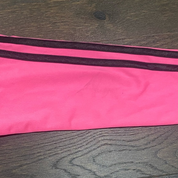 Adidas Hot Pink Track Suit - Jacket and Pants - with Black Accents, Size 5T - Picture 8 of 12